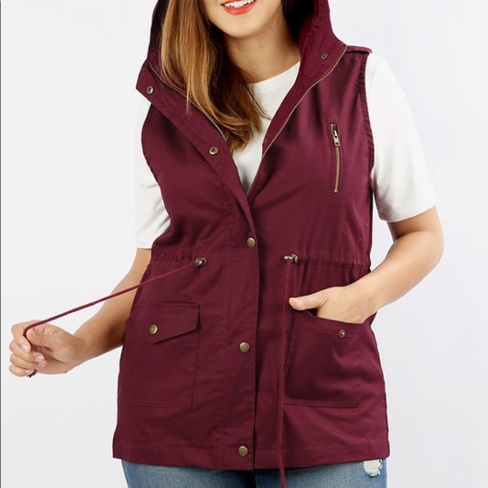 Plum vest